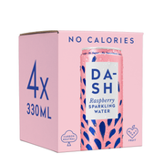 Dash Water Sparkling Raspberry Multipack 6 x 4x330ml
