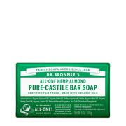 Dr Bronner Almond Pure-Castile Bar Soap 140g
