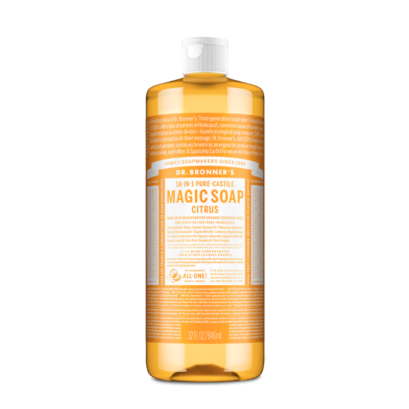 Dr Bronner Citrus Orange All-One Magic Soap 475ml