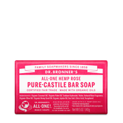 Dr Bronner Rose Pure-Castile Bar Soap 140g