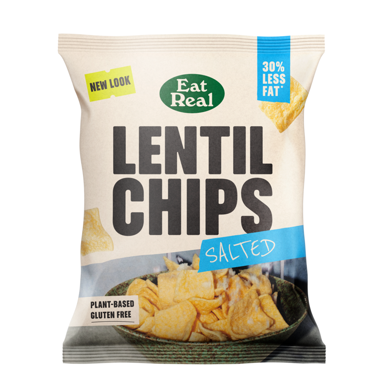 Eat Real Lentil Chips Salted 10 x 95g