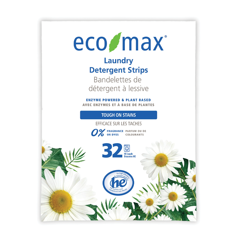 Eco-Max Fragrance Free Laundry Detergent 32 Sheets