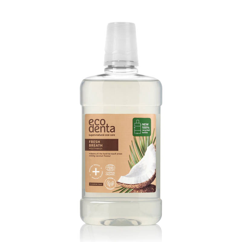 EcoDenta Organic Minty Coconut Mouthwash 500ml