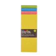 Ecoliving Compostable Cleaning Cloth Rainbow 14 x 4 Pack