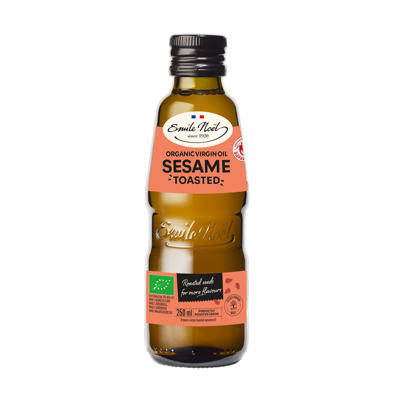 Emile Noel Organic Virgin Toasted Sesame Oil Fairtrade 250ml