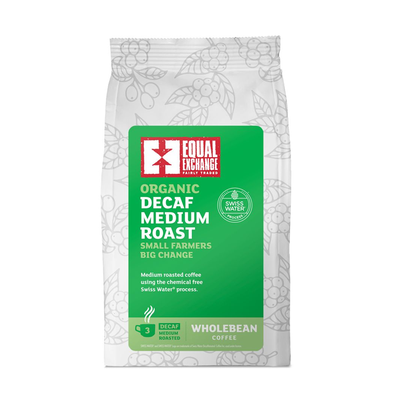 Equal Exchange Organic Medium Roast Decaf Coffee Beans 200g