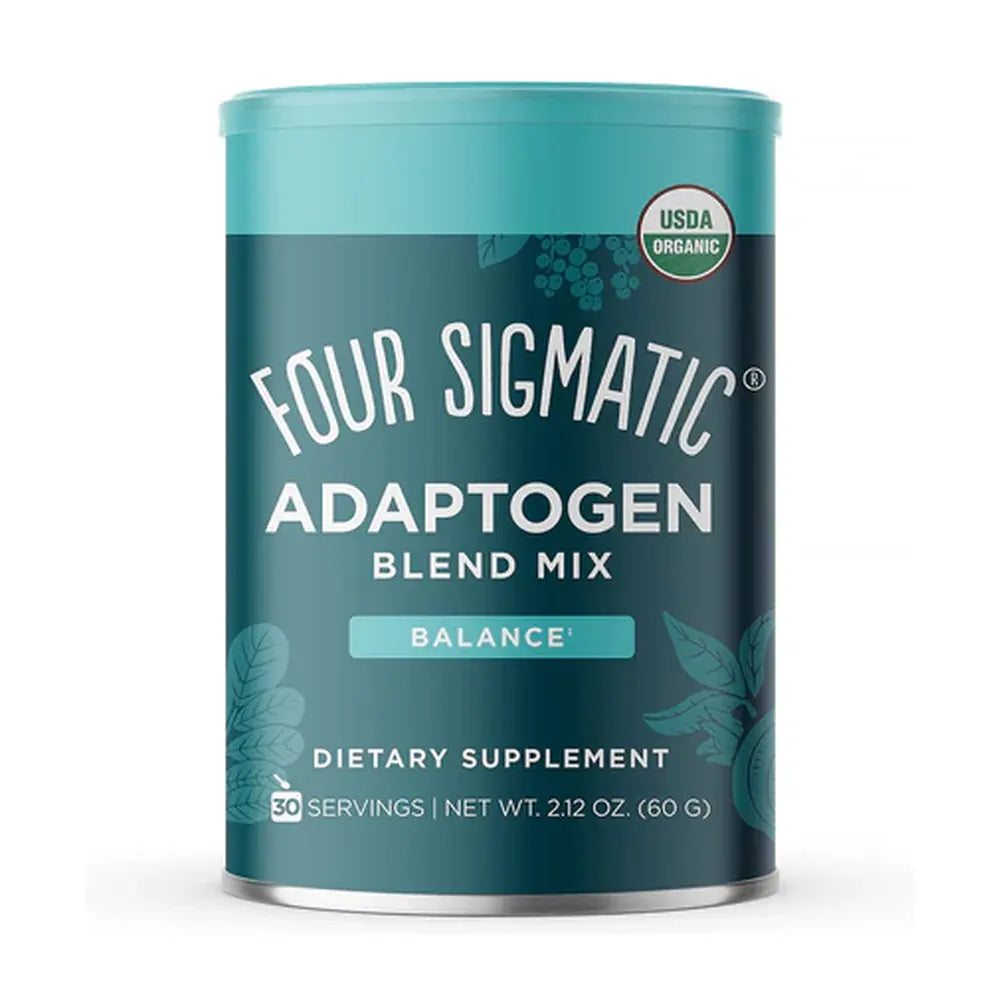 Four Sigmatic Adaptogen Blend Mix canister on a white background