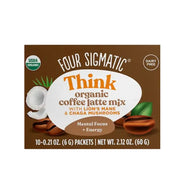 Four Sigmatic Think Organic Coffee Latte Mix packaging on a white background