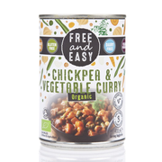 Free & Easy Organic Chick Pea and Vegetable Curry 400g