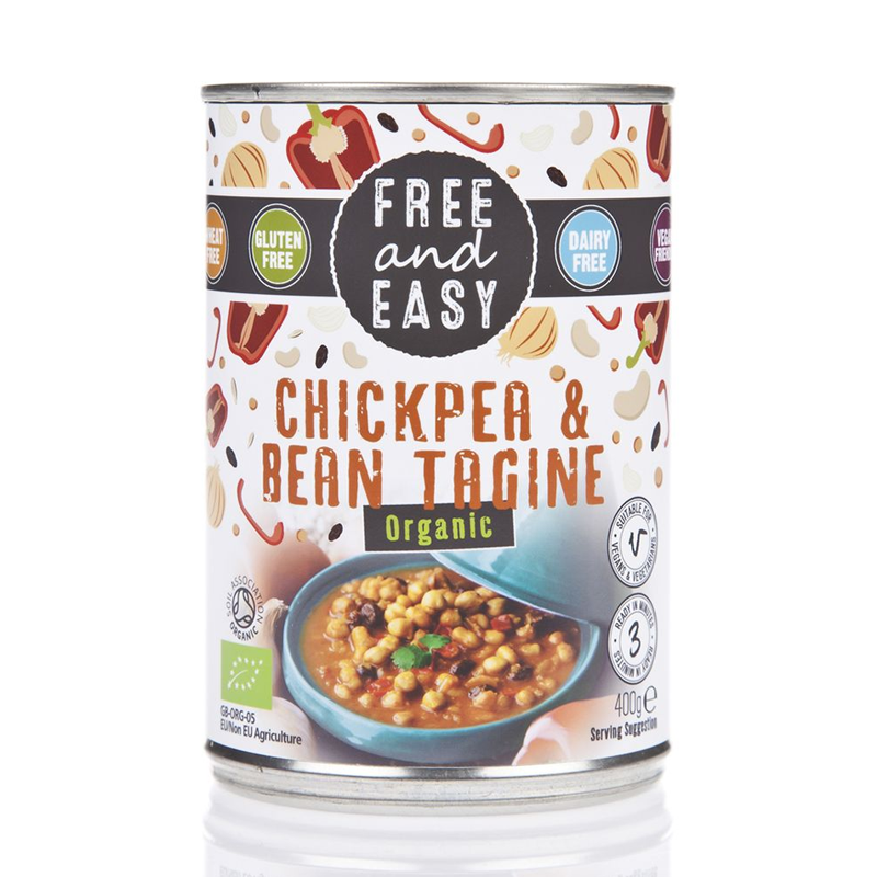 Free & Easy Organic Chickpea and Bean Tagine 400g
