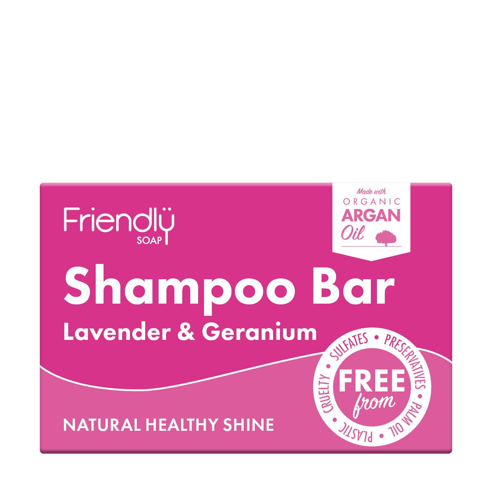 Friendly Soap Lavender & Geranium Shampoo Bar 6 x 95g