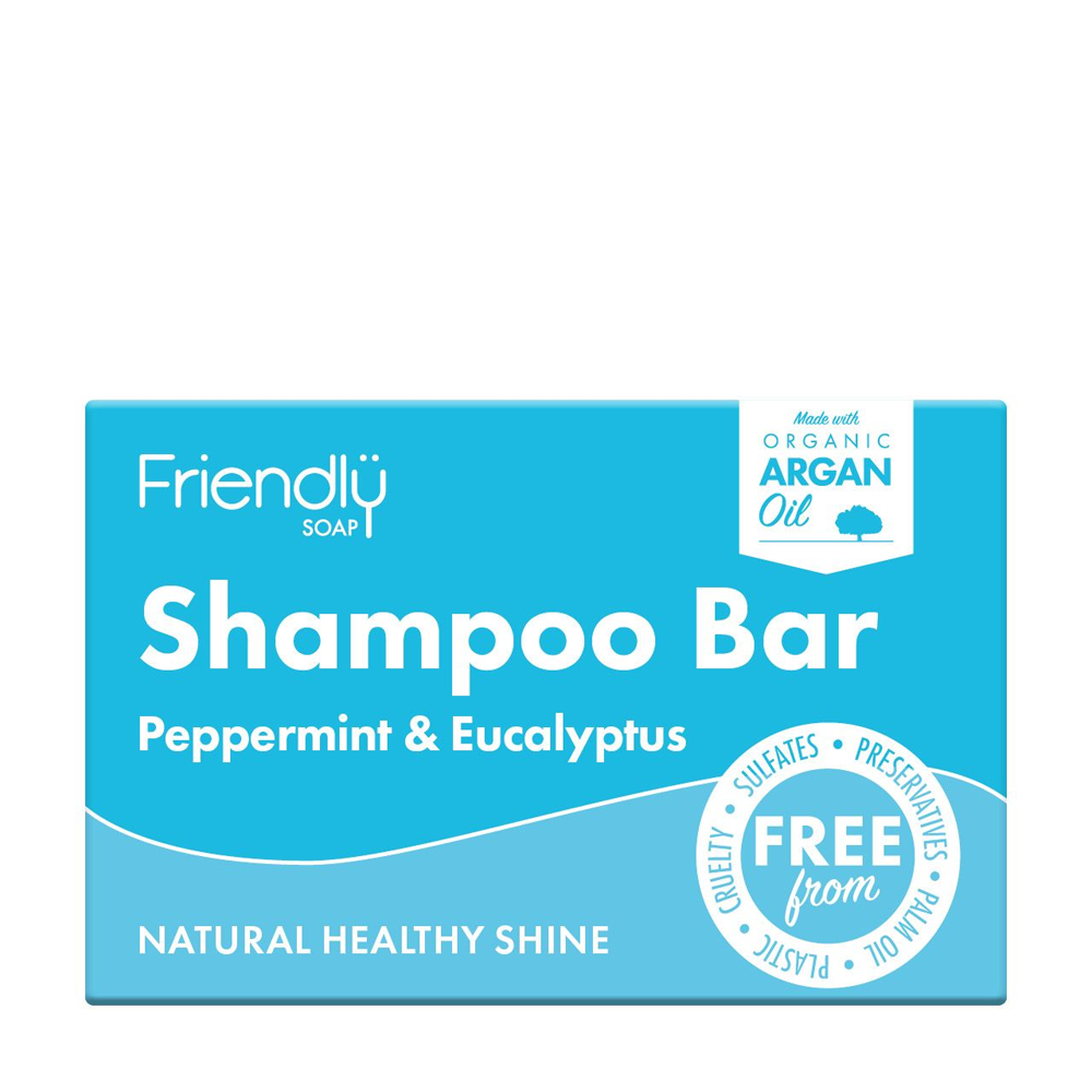 Friendly Soap Peppermint & Eucalyptus Shampoo Bar 6 x 95g