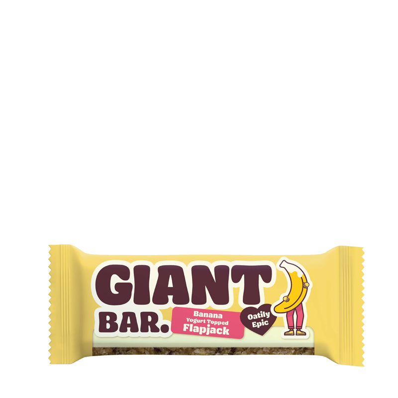 Ma Baker Giant Bar Banana Yogurt Topped Flapjack 20 x 90g