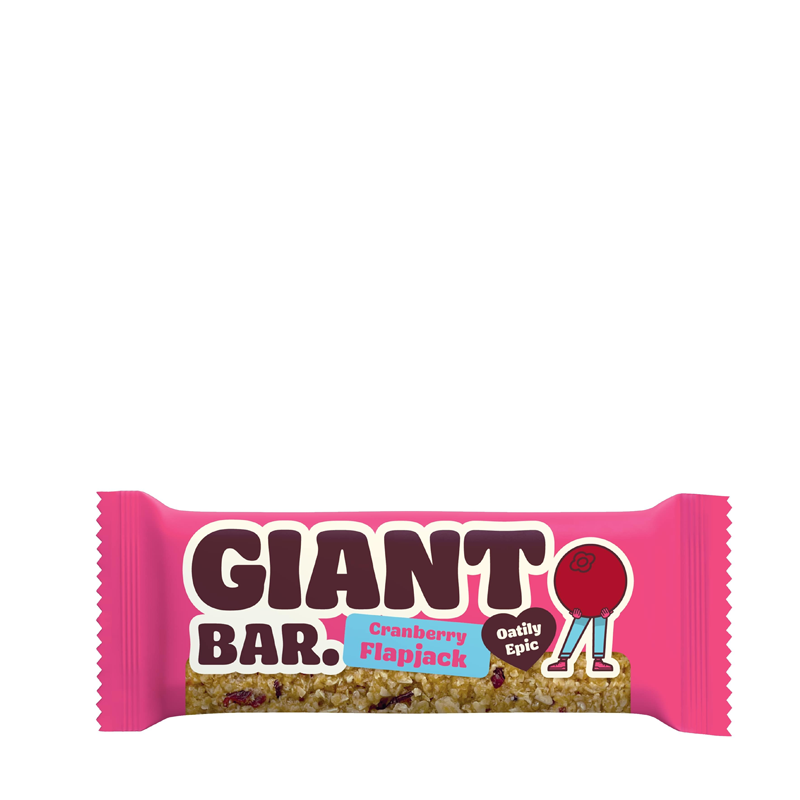 Ma Baker Giant BarCranberry Flapjack 20 x 90g