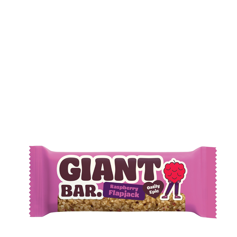 Ma Baker Giant Bar Raspberry Flapjack 20 x 90g