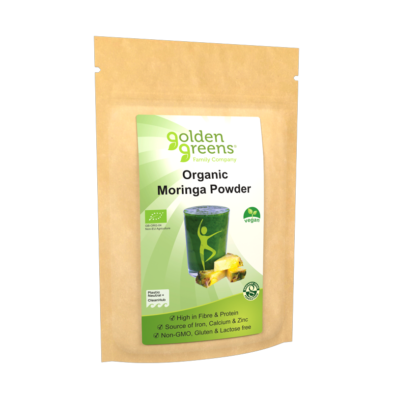 Golden Greens Organic Moringa Powder 100g