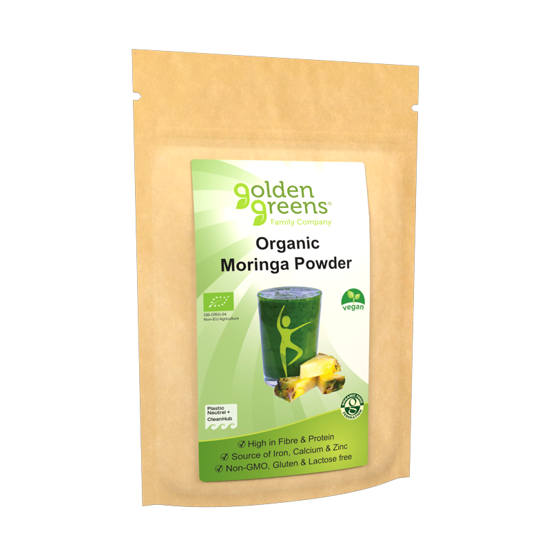 Golden Greens Organic Moringa Powder Large 200g