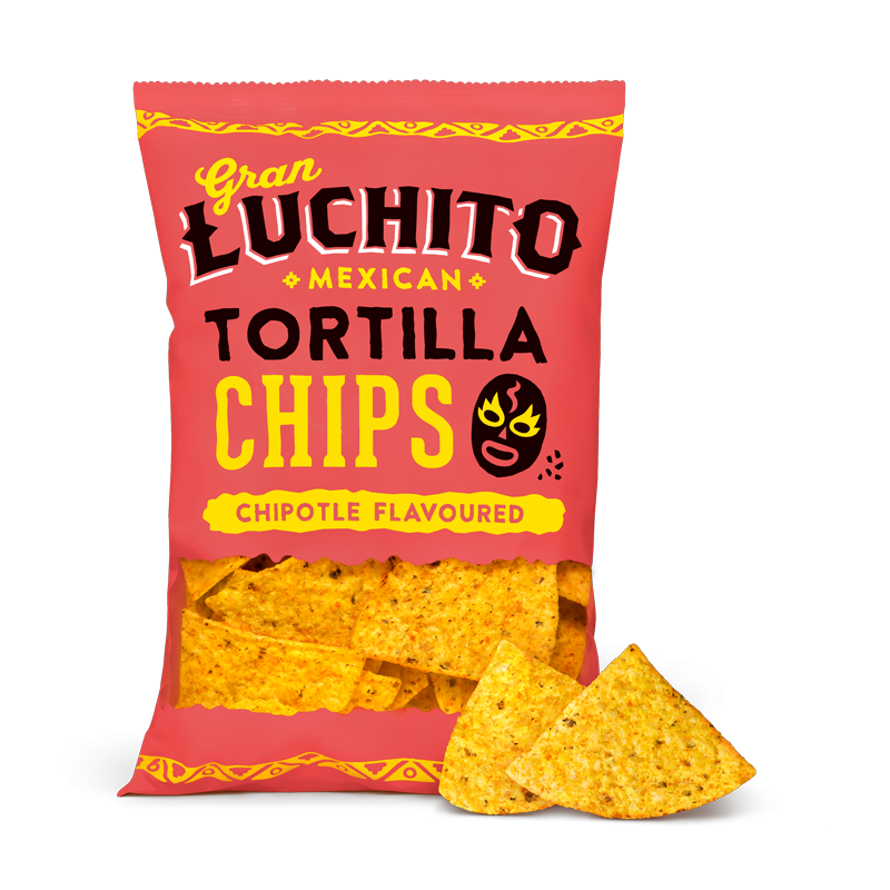 Gran Luchito Chipotle Tortilla Chips 10 x 150g