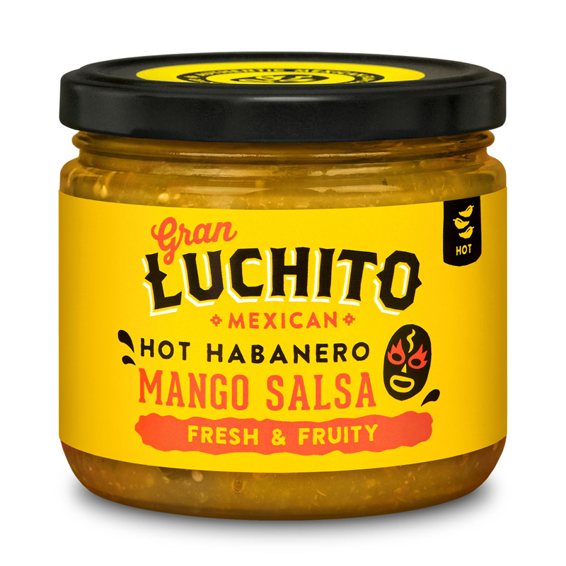 Gran Luchito Hot Habanero Mango Salsa 6 x 300g