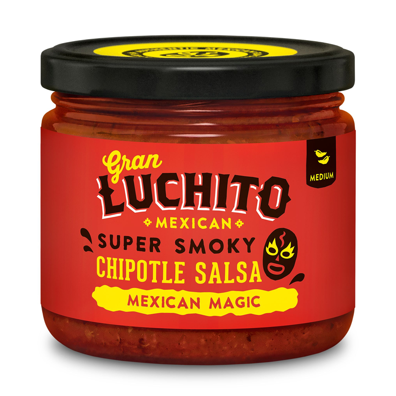 Gran Luchito Super Smokey Chipotle Salsa 6 x 300g