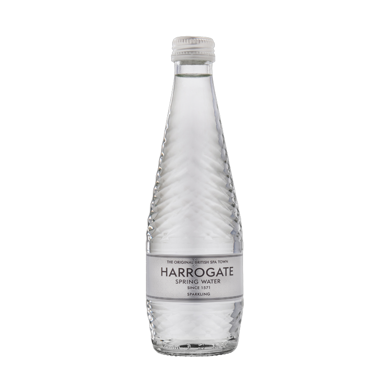 Harrogate Water Glass sparkling  water 24 x 330ml