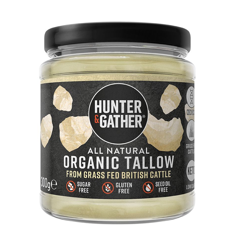 Hunter & Gather Organic British Grass-Fed Beef Tallow 300g
