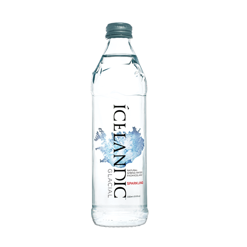 Icelandic Glacial Sparkling Water 24 x 330ml