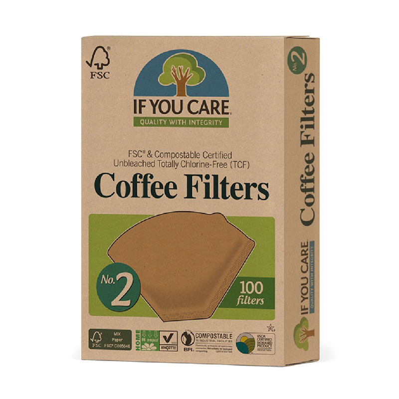 If You Care FSC Cert Unbleached Coffee Filters No.2 1 Pieces