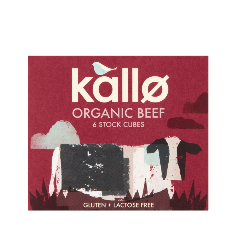 Kallo Organic Beef Stock Cubes 66g