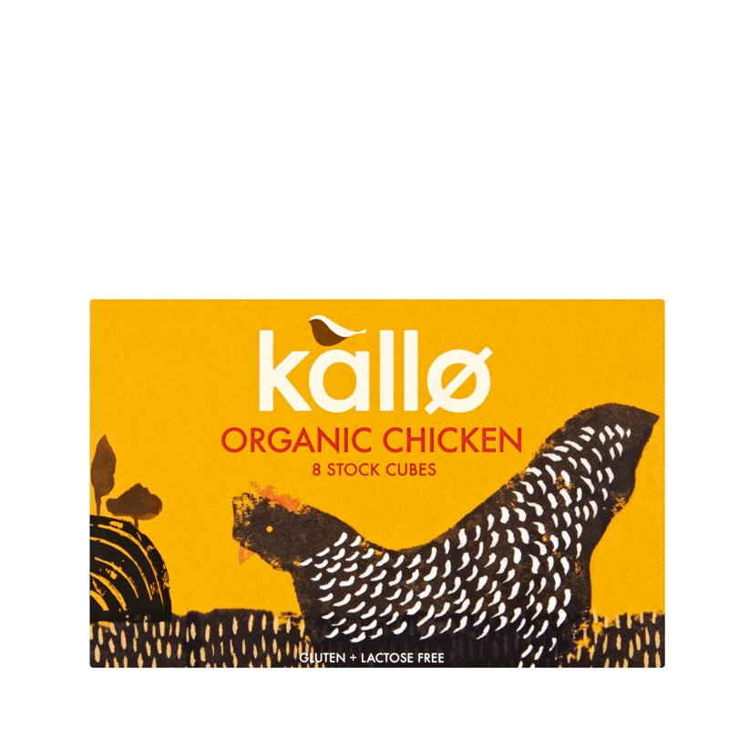 Kallo Organic Chicken Stock Cubes 88g