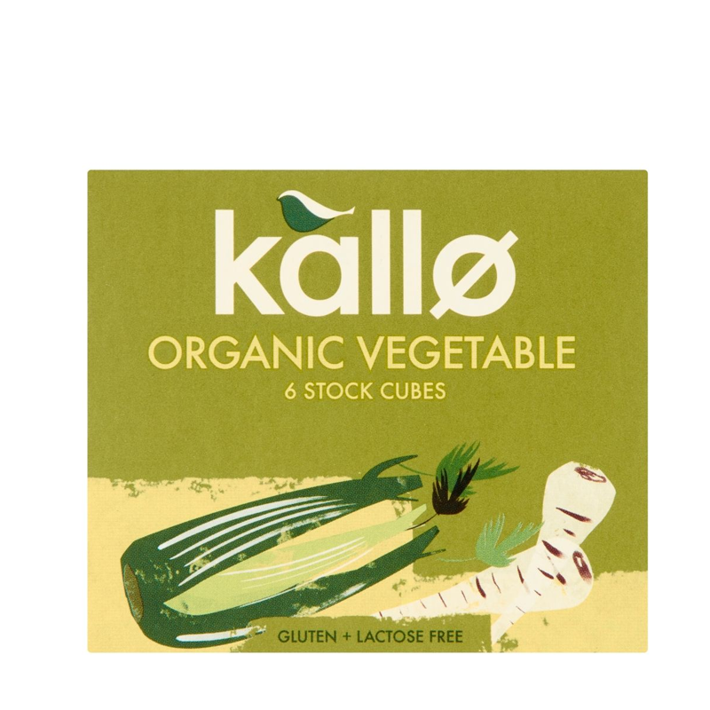 Kallo Organic Vegetable Stock Cubes 66g