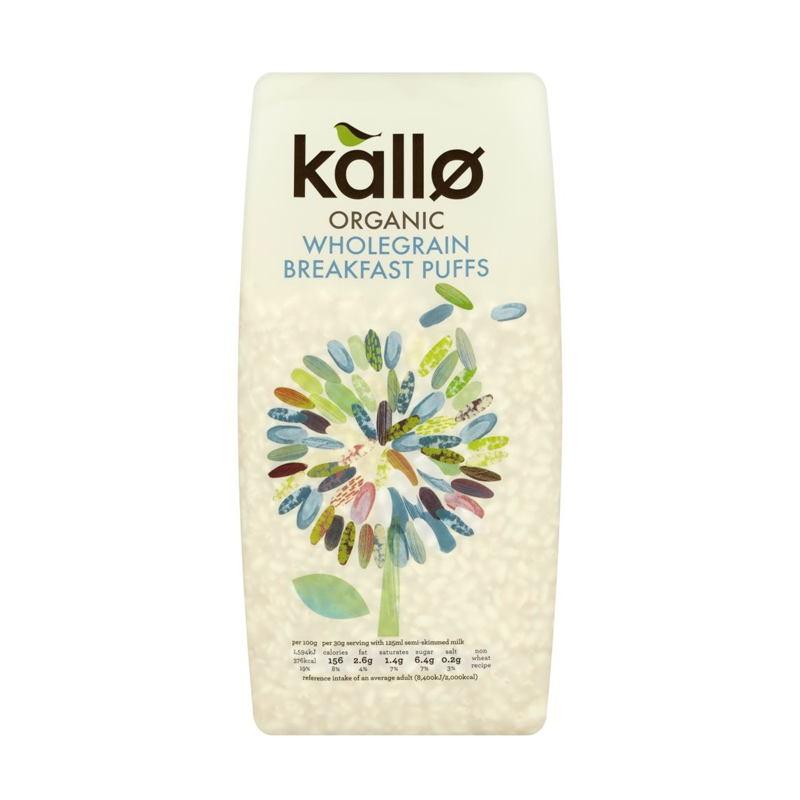 Kallo Puffed Rice Cereal 225g