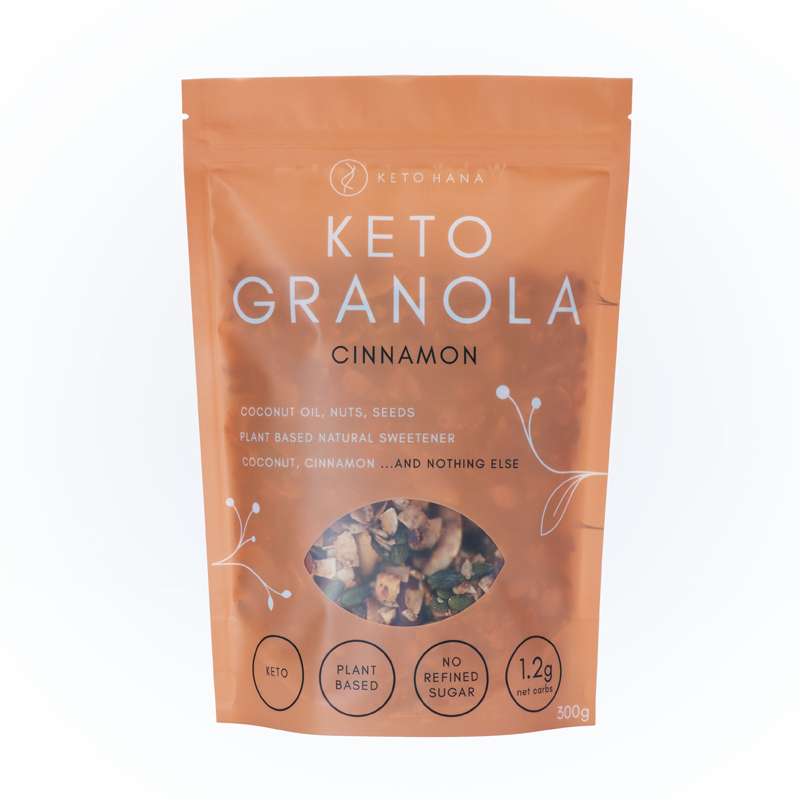Keto Hana Cinnamon Keto Granola 300g