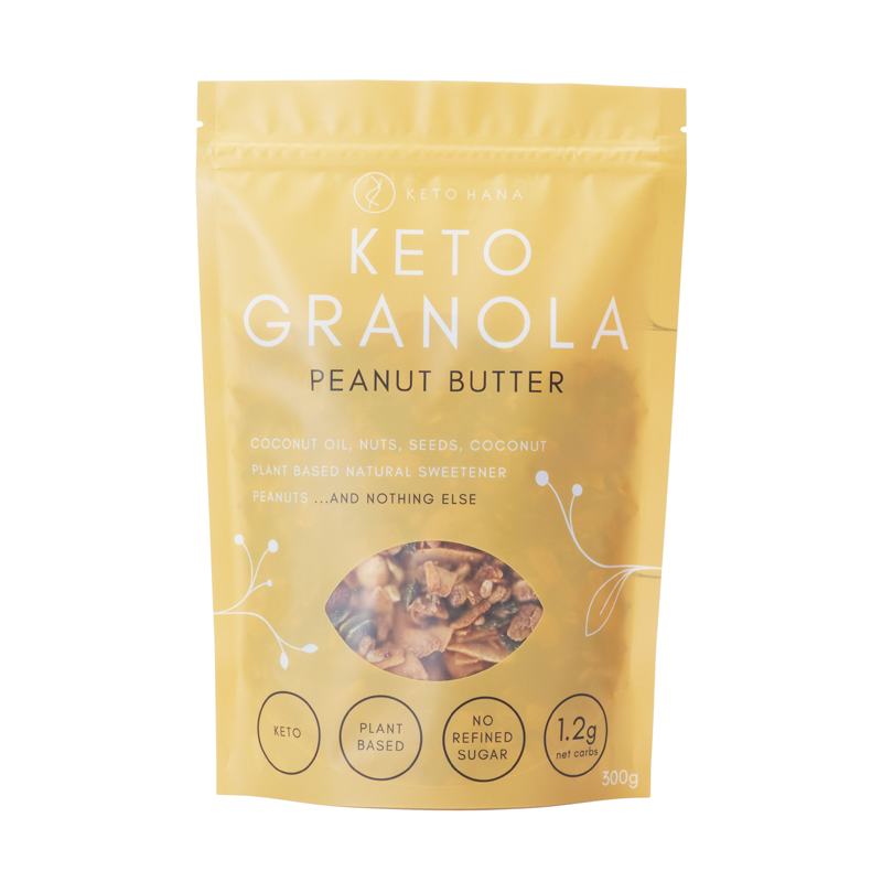 Keto Hana Vanilla & Pink Himalayan Keto Granola 300g