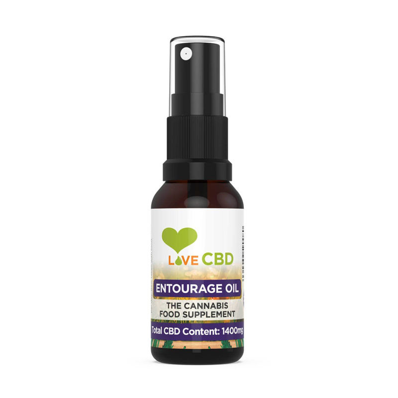 Love CBD 1400mg Entourage Oil 20ml