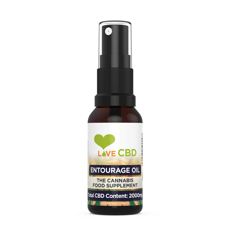 Love CBD 2000mg Entourage Oil 20ml