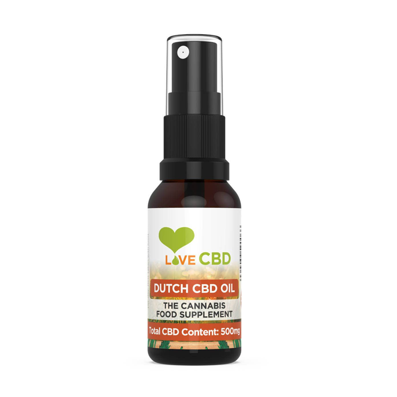Love CBD 500mg Dutch CBD Oil 20ml