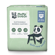 Mama Bamboo Eco Nappies - Size 5 (X-Large) 24 Pieces