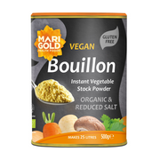 Marigold Organic Less Salt Veg Bouillon Grey 500g