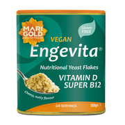 Marigold Super Engevita Vitamin D and B12 Yeast Flakes Green 100g