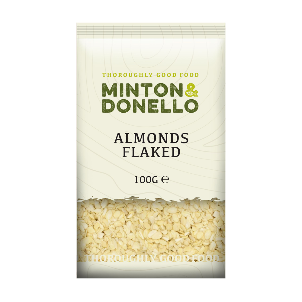 Minton & Donello Flaked Almonds 6 x 100g