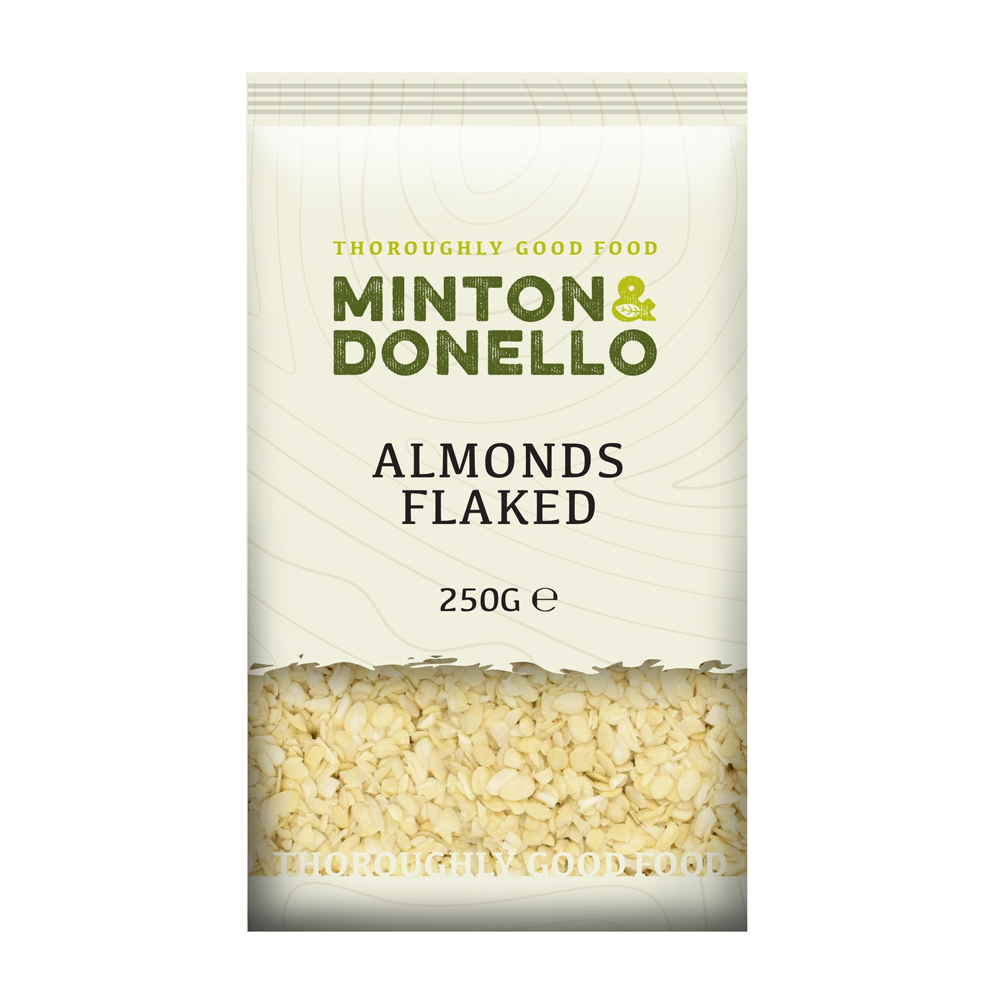 Minton & Donello Flaked Almonds 6 x 250g