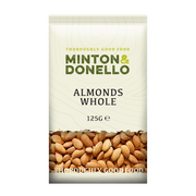 Minton & Donello Whole Almonds 6 x 125g