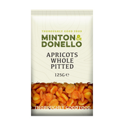 Minton & Donello Pitted Whole Apricots 6 x 125g