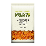 Minton & Donello Whole Pitted Apricots 6 x 250g
