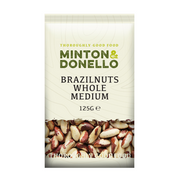 Minton & Donello Medium Whole Brazil Nuts 6 x 125g
