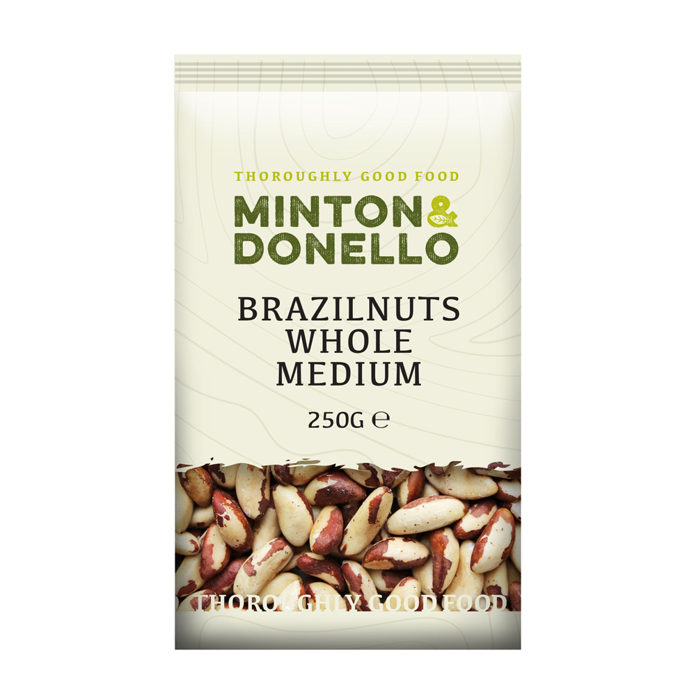 Minton & Donello Whole Medium Brazil Nuts 6 x 250g
