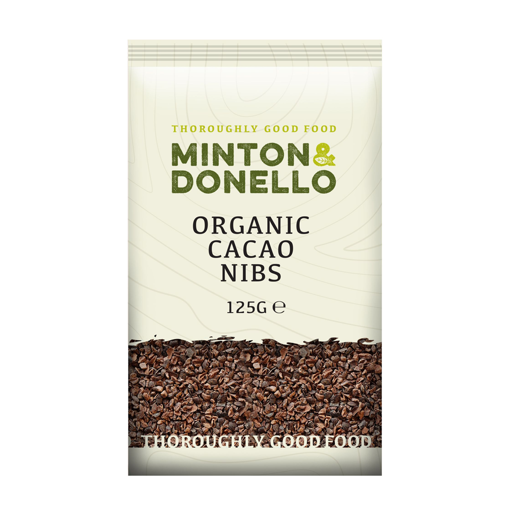 Minton & Donello Organic Cacao Nibs 6 x 125g