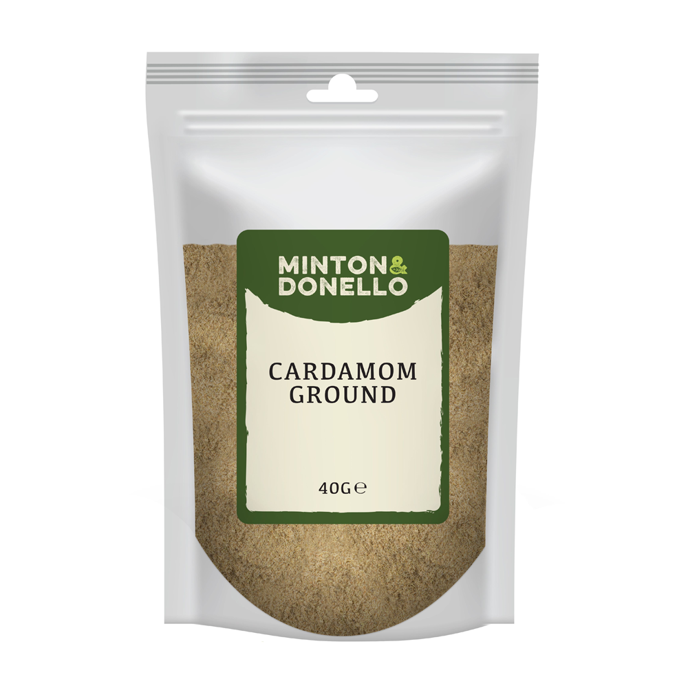 Minton & Donello Ground Cardamom 10 x 40g
