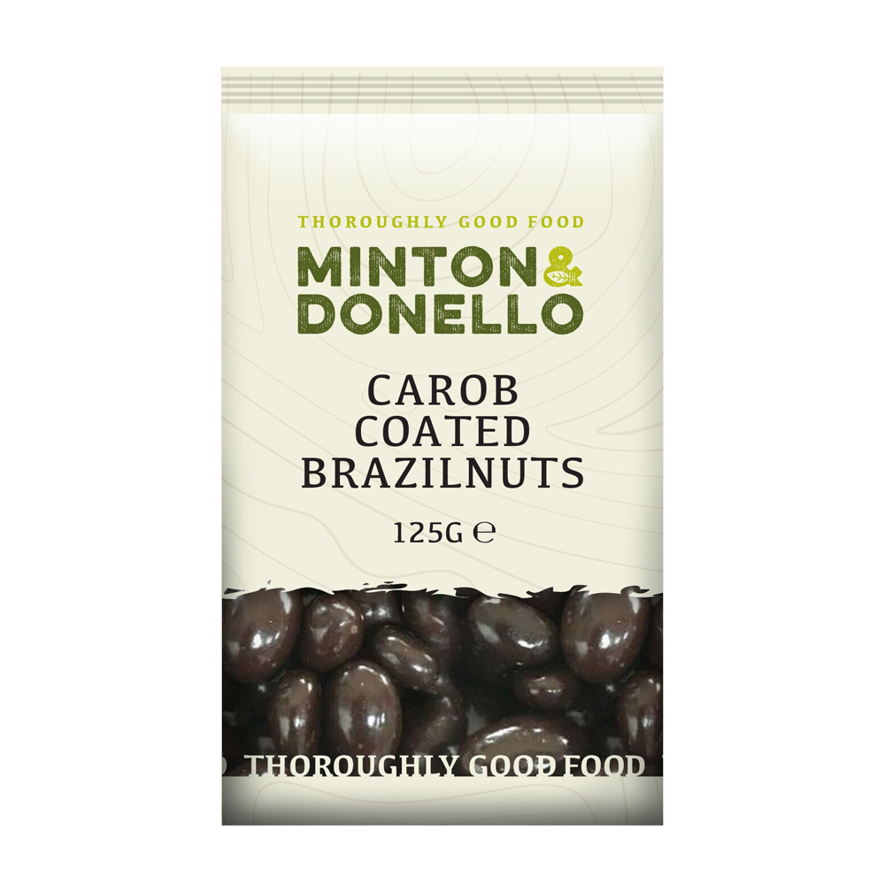 Minton & Donello Carob Coated Brazil Nuts 6 x 125g